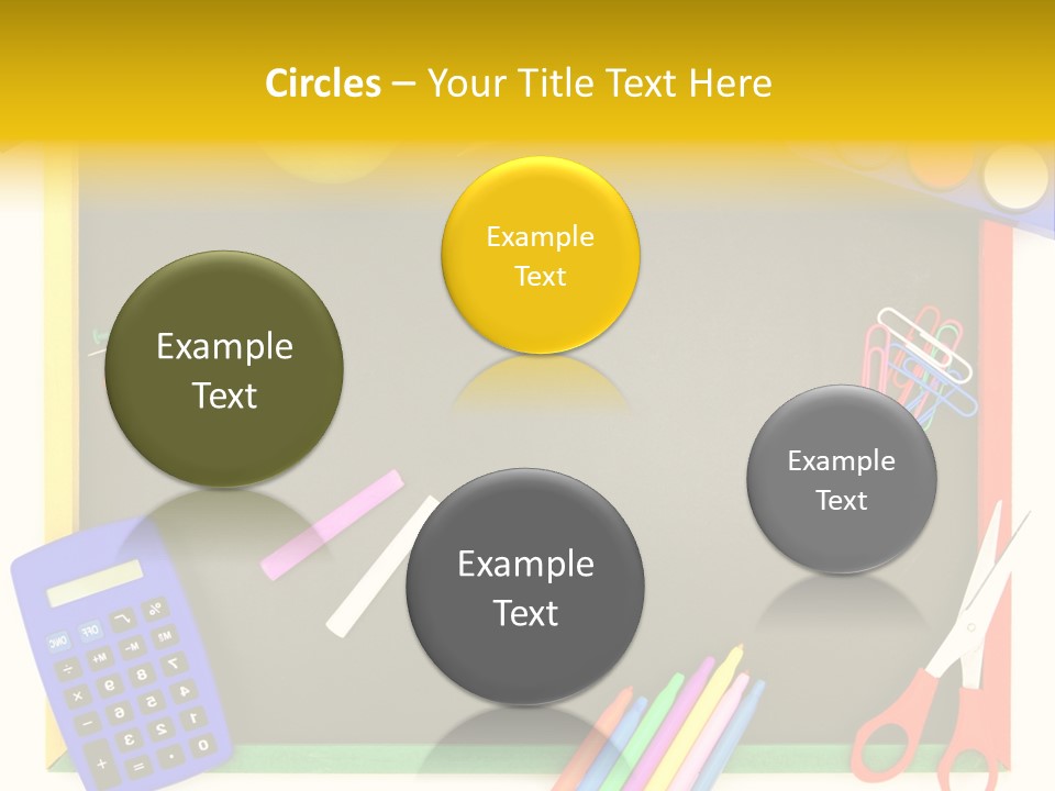 Education Writing Paint PowerPoint Template
