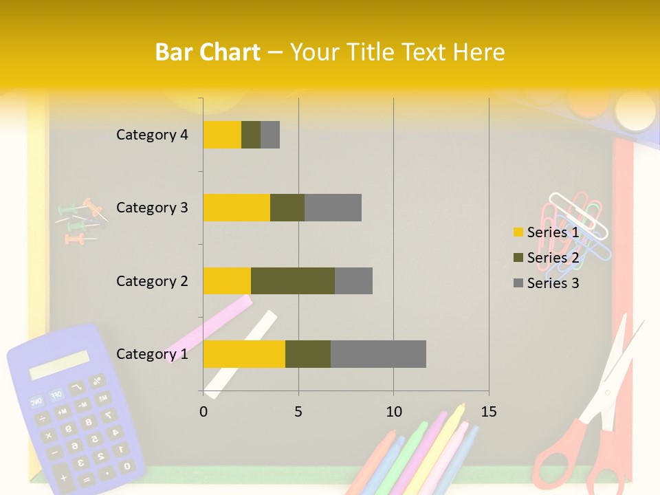 Education Writing Paint PowerPoint Template