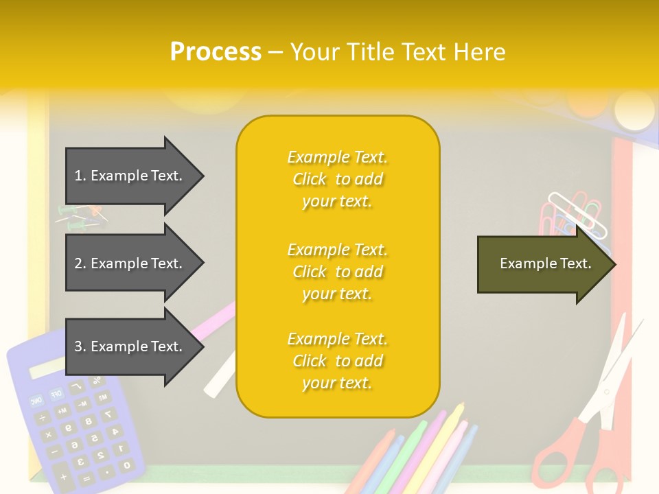 Education Writing Paint PowerPoint Template