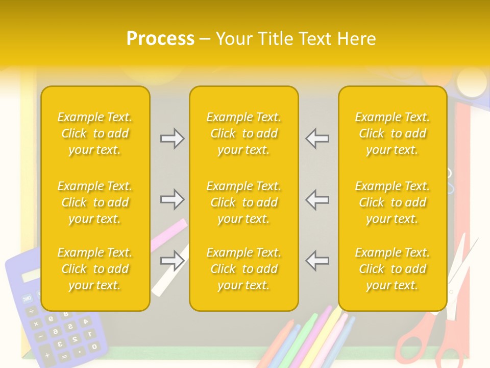 Education Writing Paint PowerPoint Template
