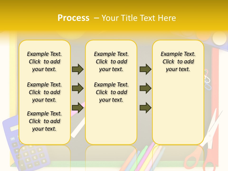 Education Writing Paint PowerPoint Template