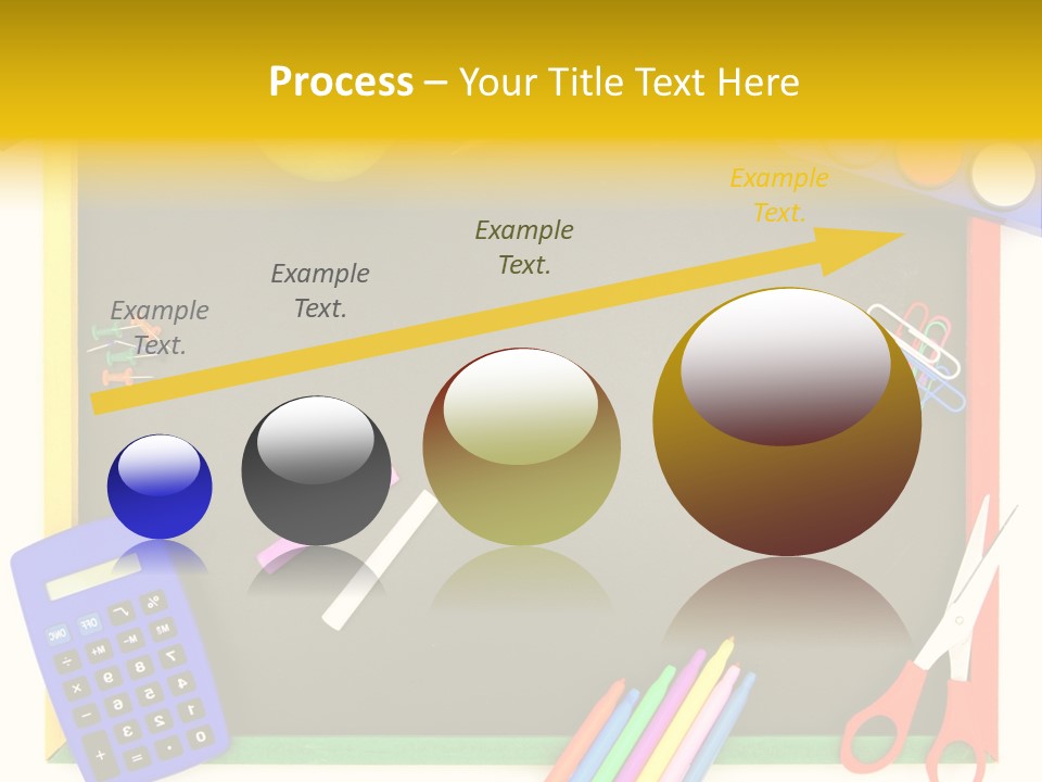 Education Writing Paint PowerPoint Template