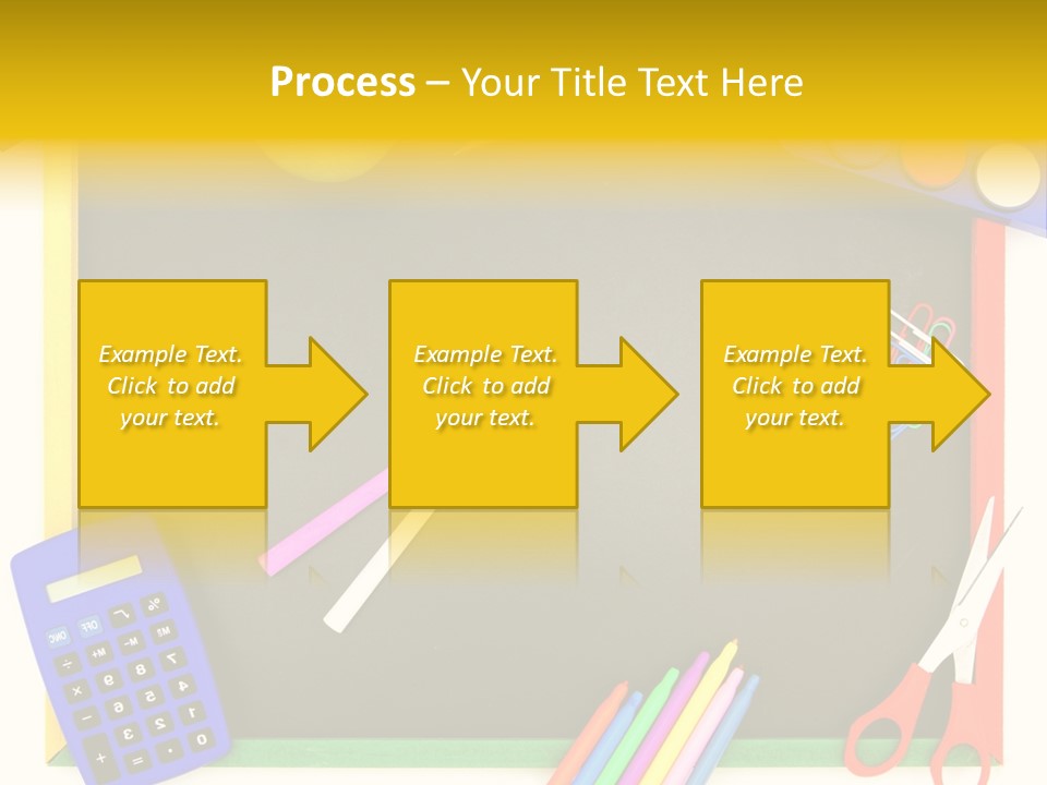Education Writing Paint PowerPoint Template
