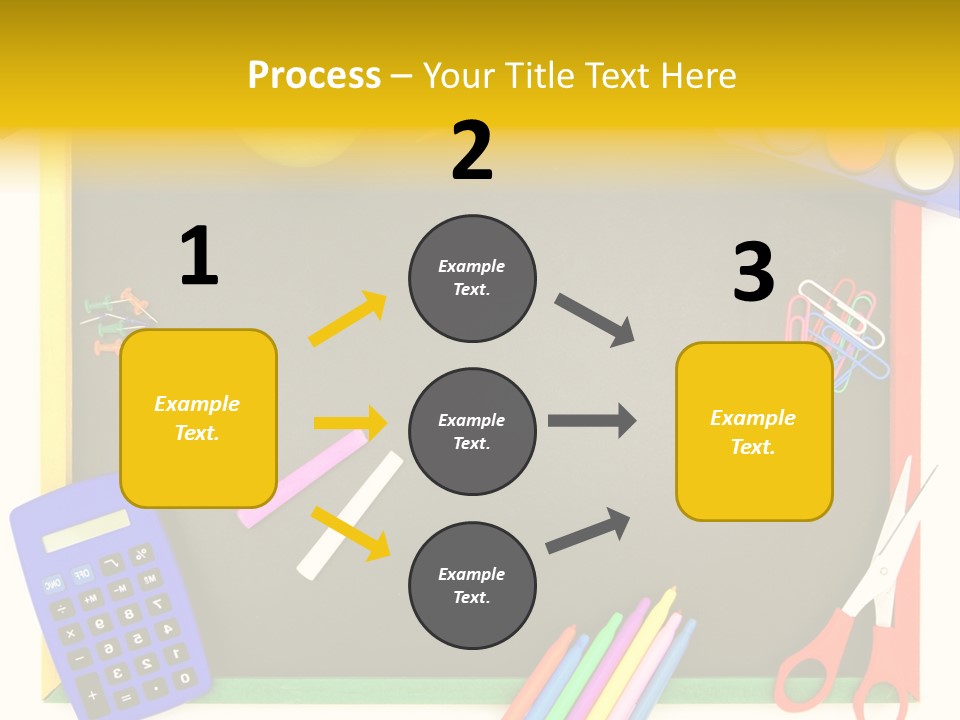 Education Writing Paint PowerPoint Template