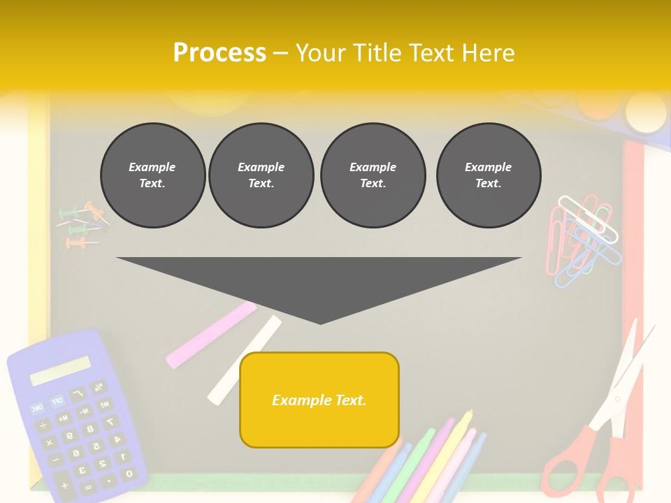 Education Writing Paint PowerPoint Template