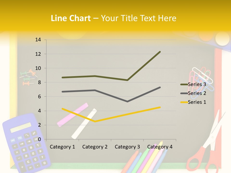 Education Writing Paint PowerPoint Template