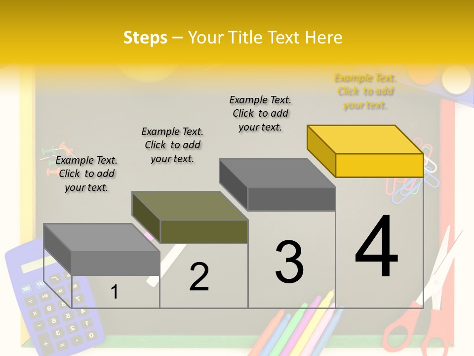 Education Writing Paint PowerPoint Template