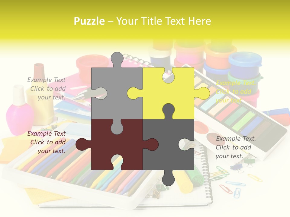 Angle Creativity Moist Colors PowerPoint Template