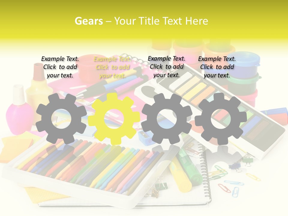 Angle Creativity Moist Colors PowerPoint Template