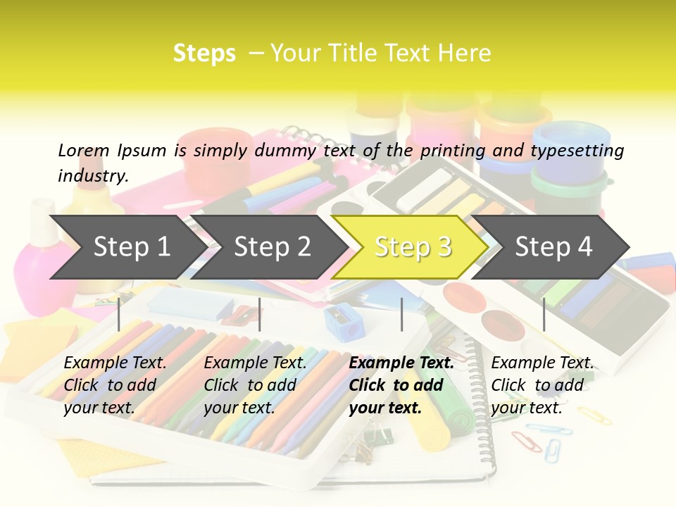 Angle Creativity Moist Colors PowerPoint Template