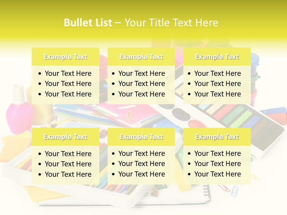 Angle Creativity Moist Colors PowerPoint Template