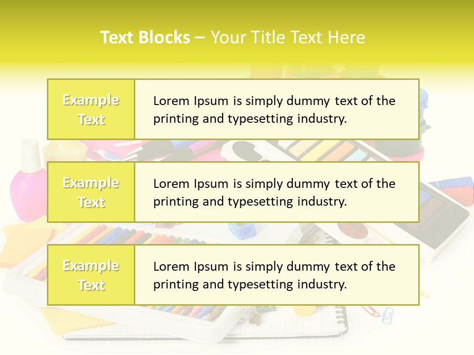 Angle Creativity Moist Colors PowerPoint Template