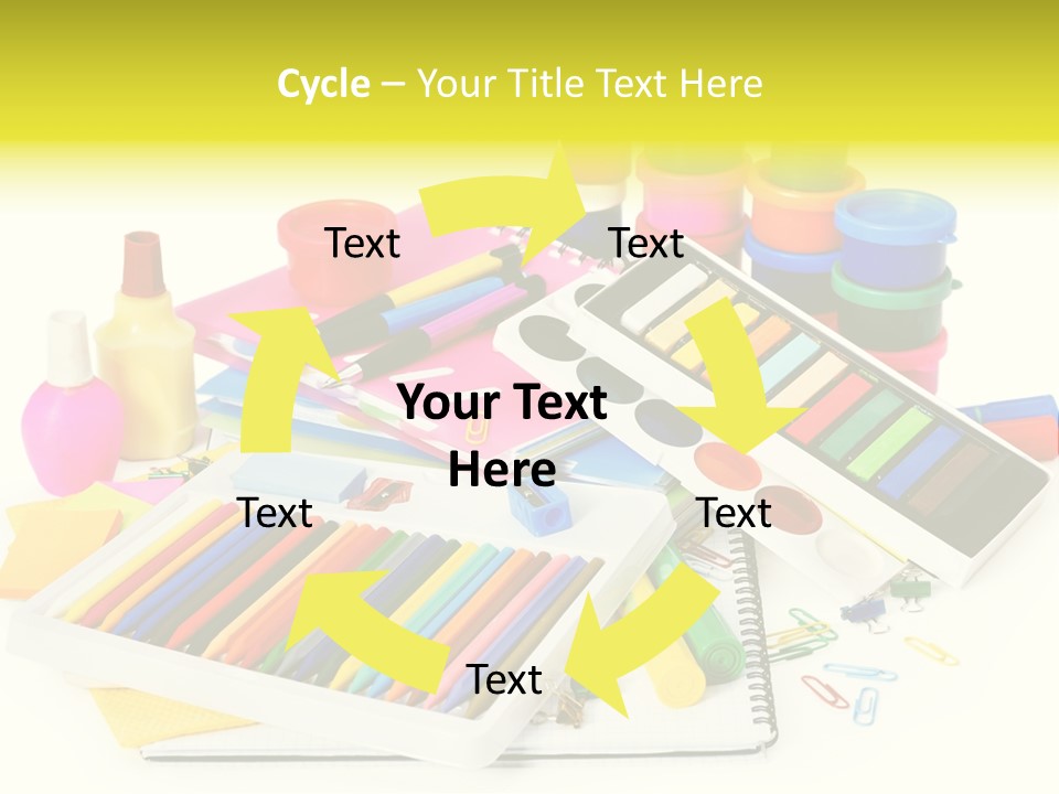 Angle Creativity Moist Colors PowerPoint Template