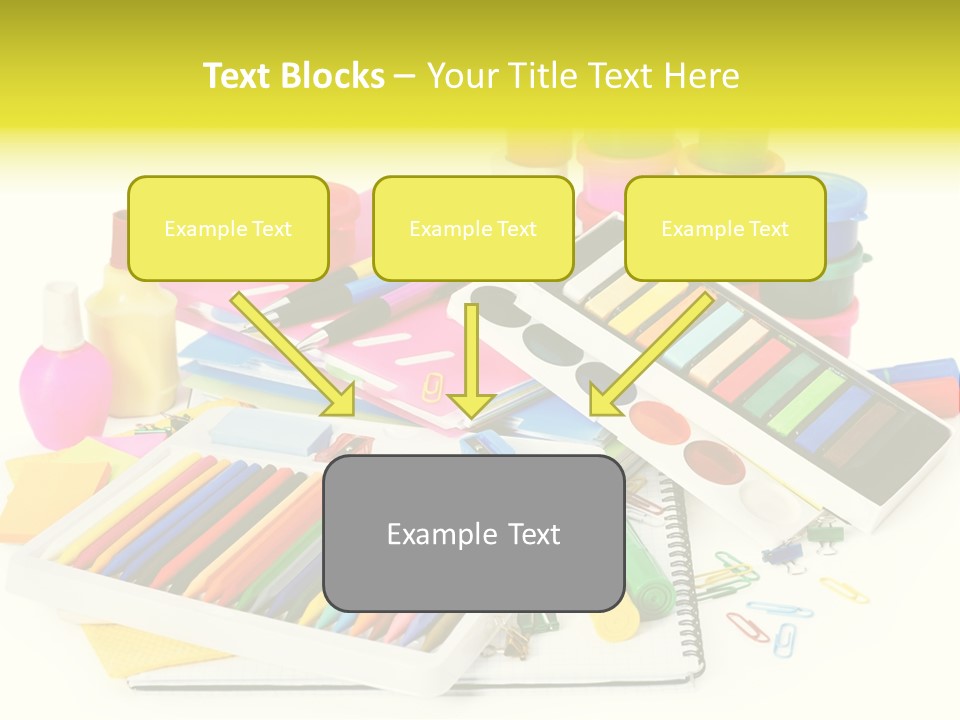 Angle Creativity Moist Colors PowerPoint Template