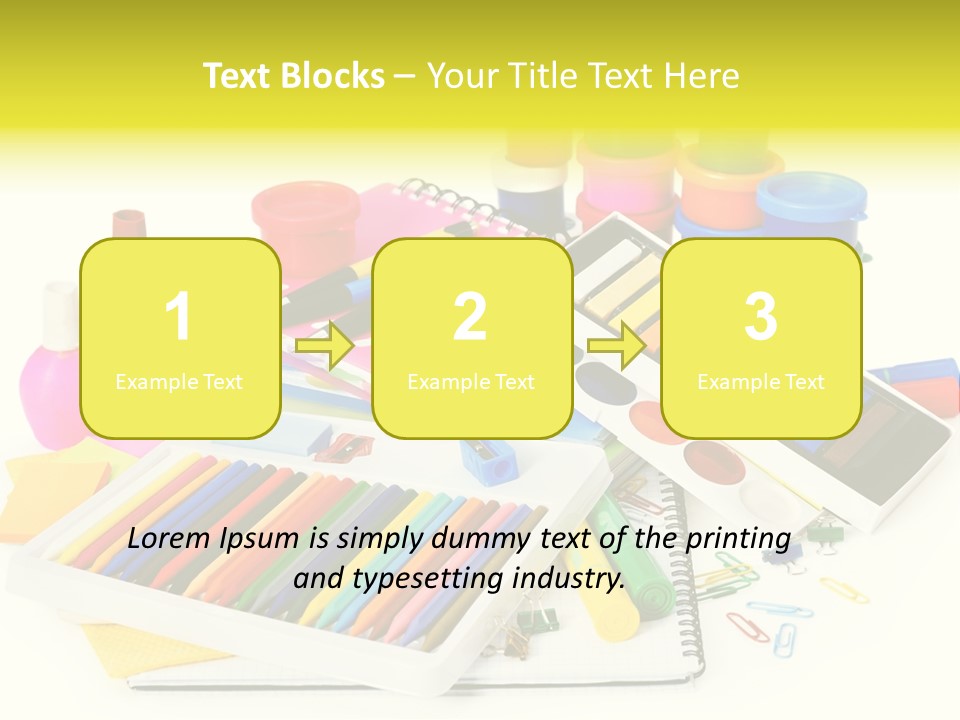Angle Creativity Moist Colors PowerPoint Template