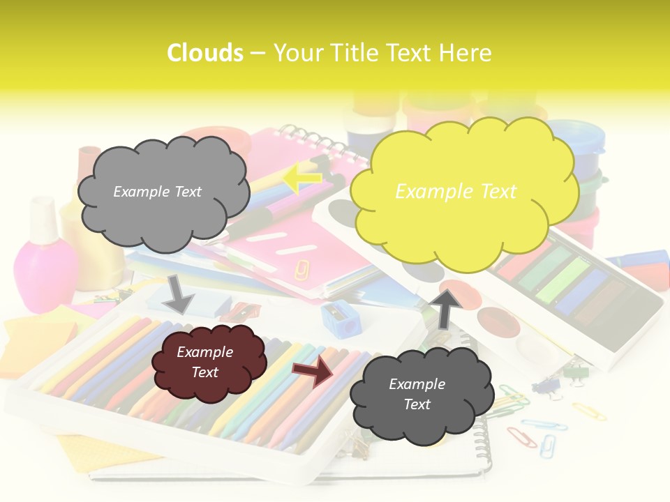 Angle Creativity Moist Colors PowerPoint Template