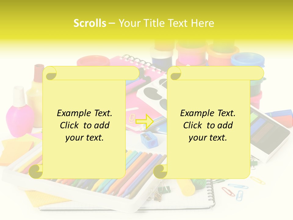 Angle Creativity Moist Colors PowerPoint Template