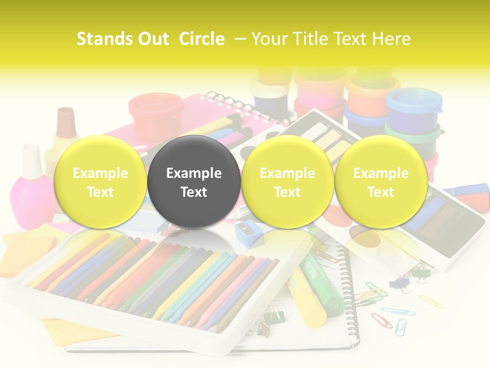 Angle Creativity Moist Colors PowerPoint Template