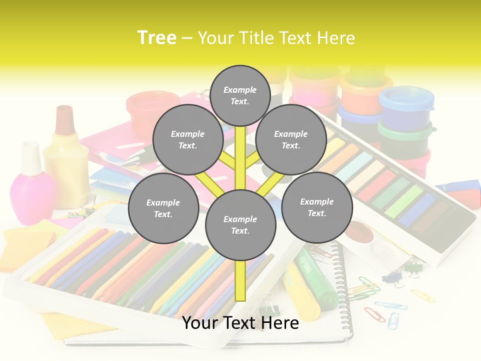 Angle Creativity Moist Colors PowerPoint Template