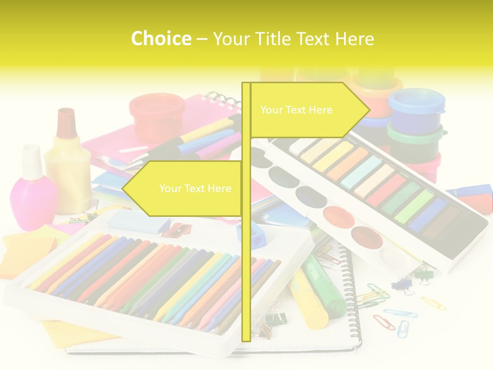 Angle Creativity Moist Colors PowerPoint Template