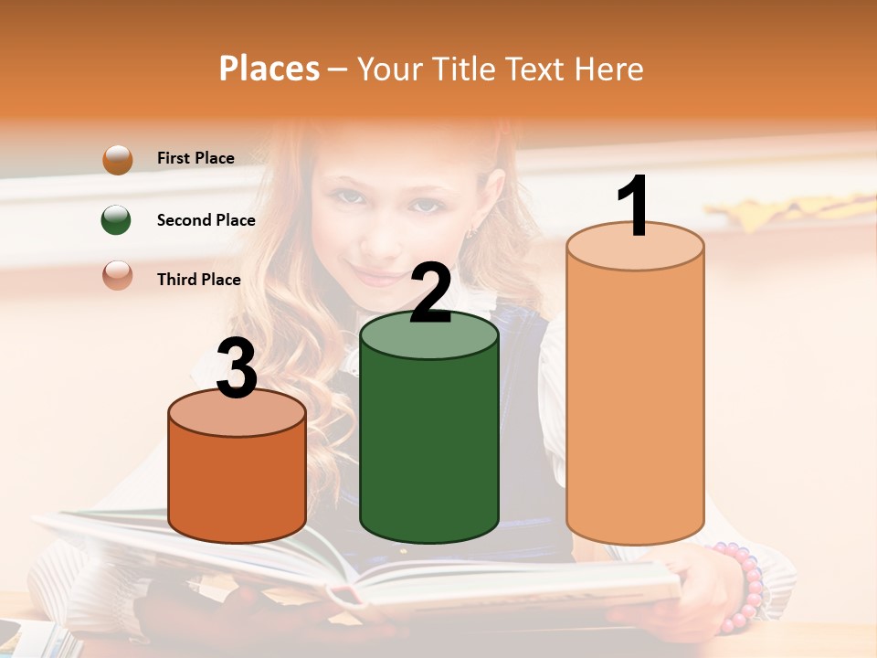 Young Uniform School PowerPoint Template