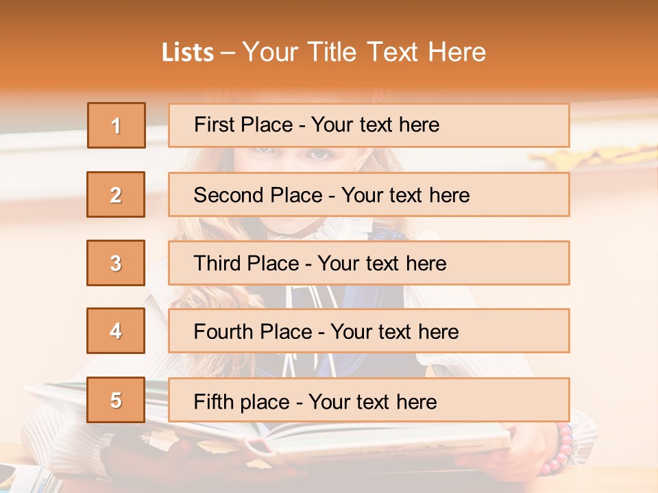 Young Uniform School PowerPoint Template