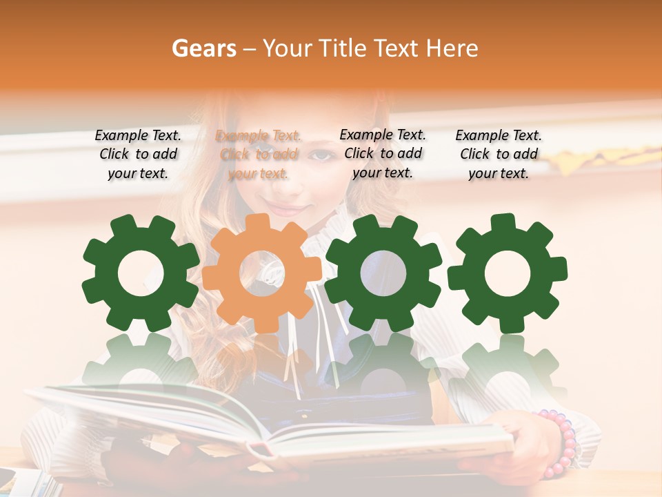 Young Uniform School PowerPoint Template