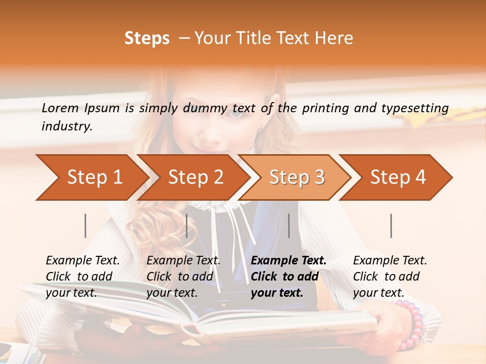 Young Uniform School PowerPoint Template