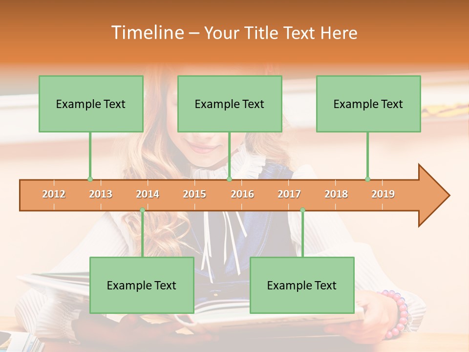 Young Uniform School PowerPoint Template