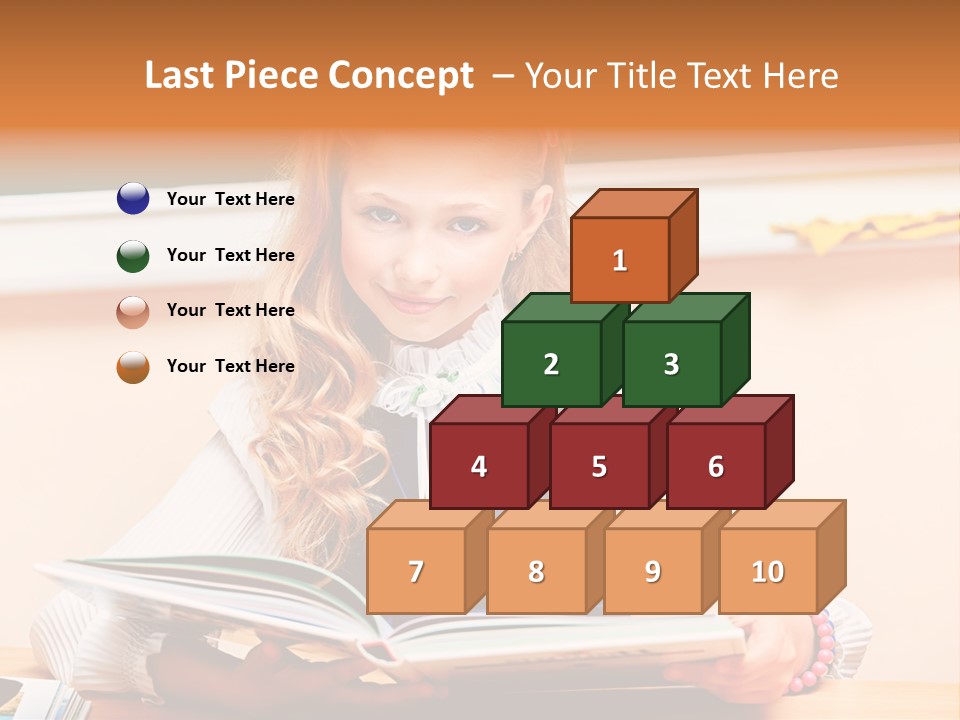 Young Uniform School PowerPoint Template