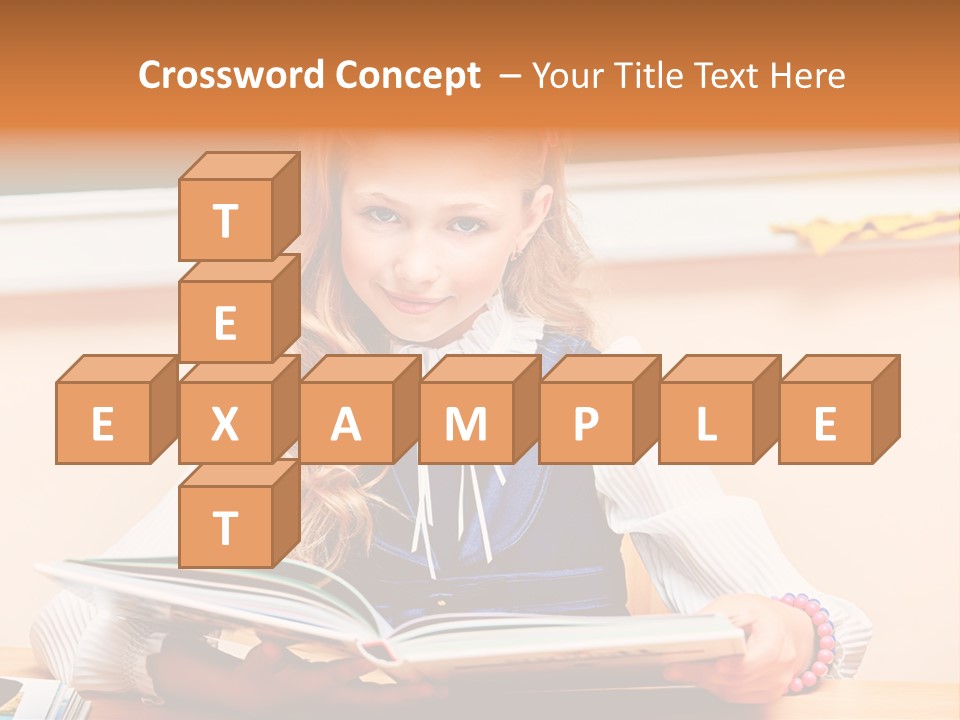 Young Uniform School PowerPoint Template