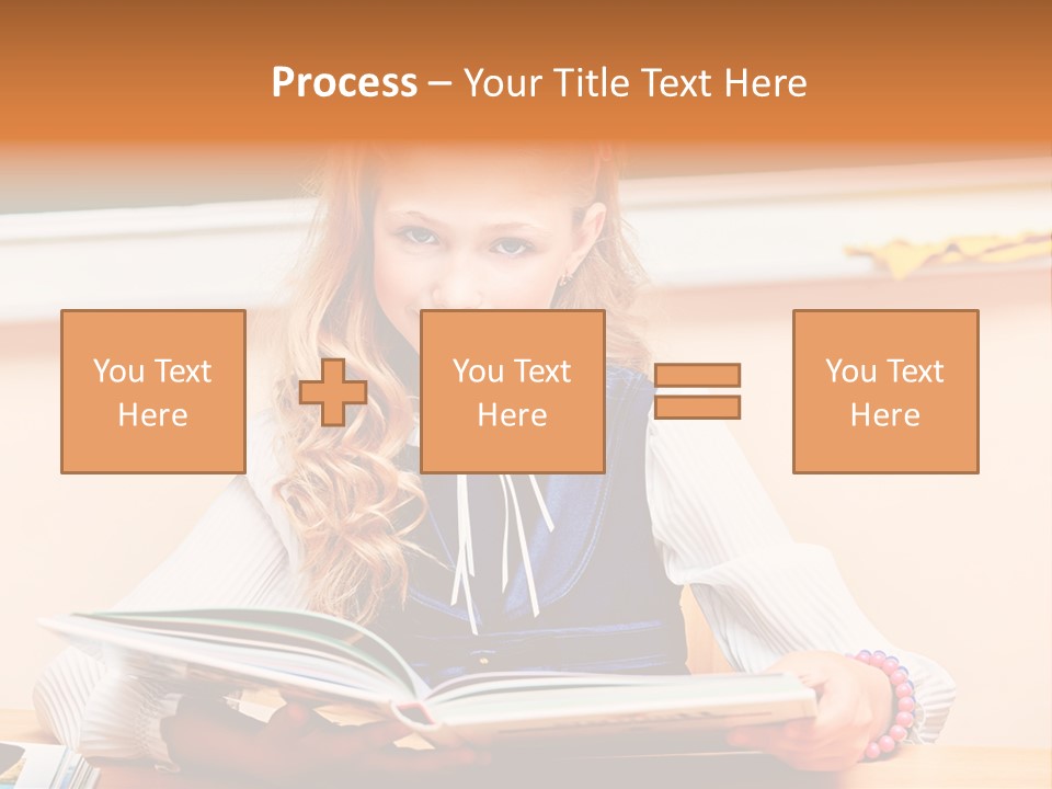Young Uniform School PowerPoint Template