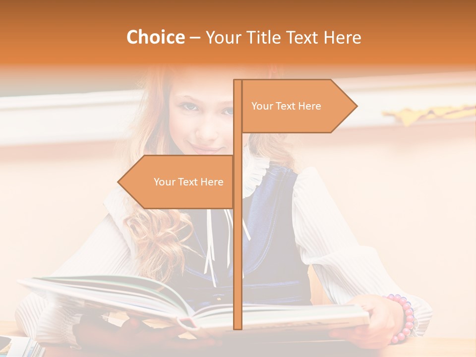 Young Uniform School PowerPoint Template