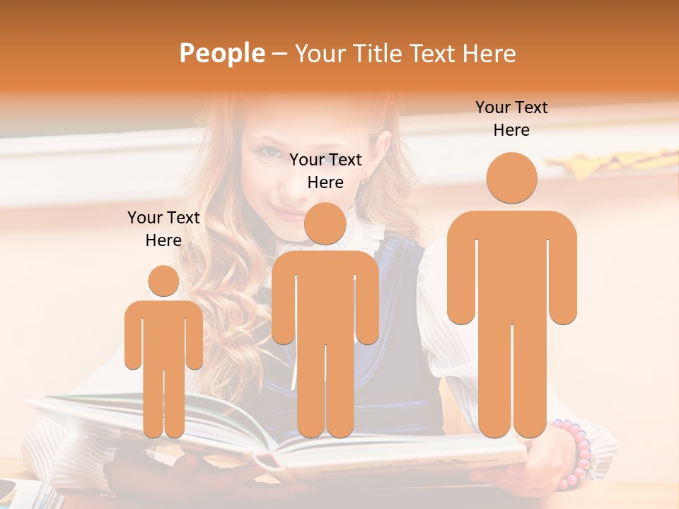 Young Uniform School PowerPoint Template