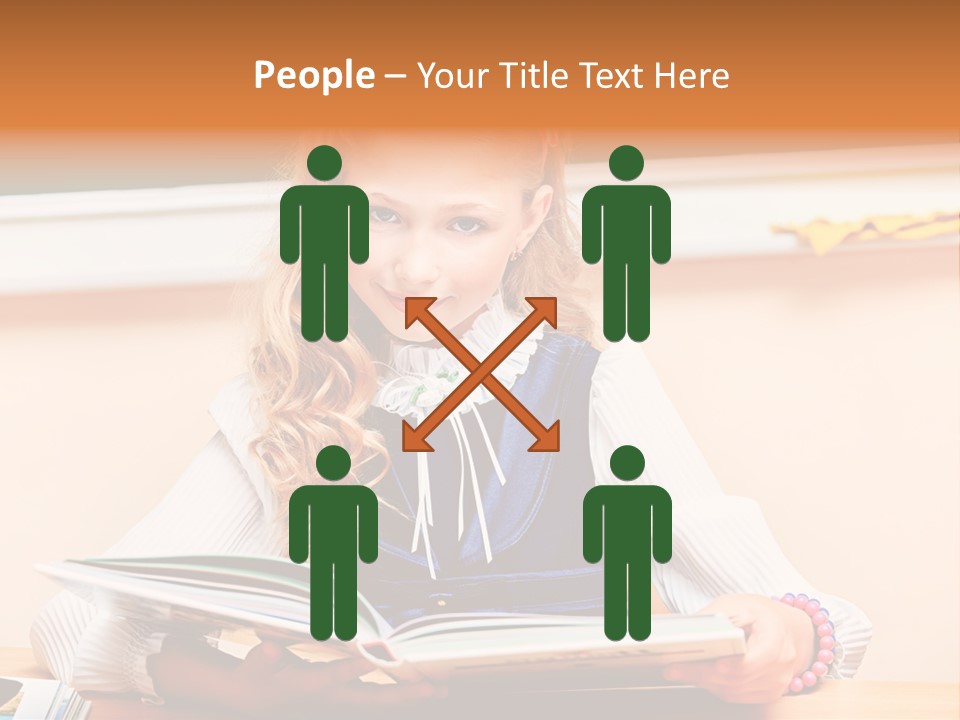 Young Uniform School PowerPoint Template