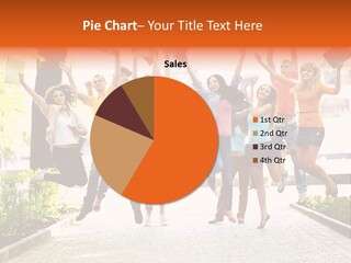 Female Campus Casual PowerPoint Template