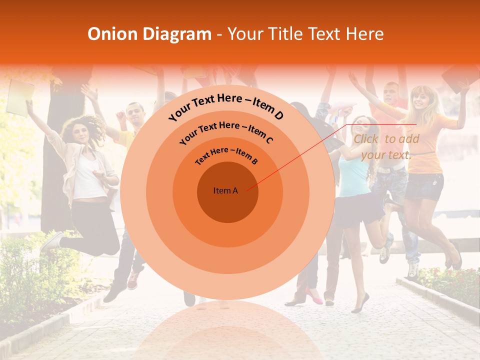 Female Campus Casual PowerPoint Template