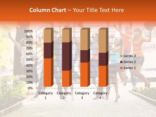 Female Campus Casual PowerPoint Template