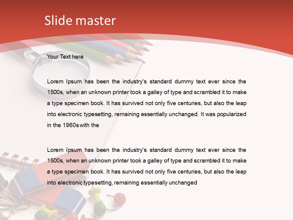 Binder Art Calculator PowerPoint Template