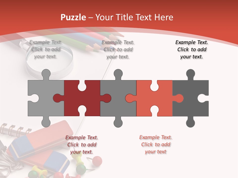 Binder Art Calculator PowerPoint Template