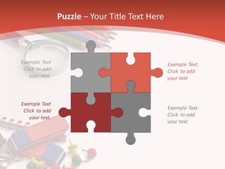 Binder Art Calculator PowerPoint Template