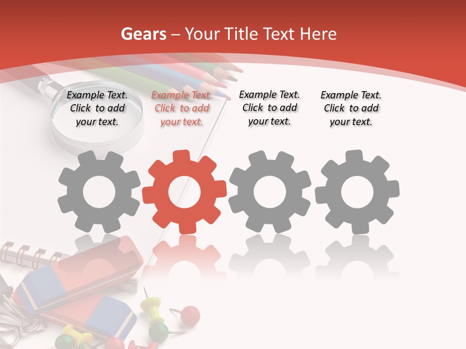 Binder Art Calculator PowerPoint Template