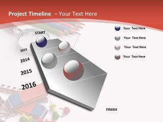 Binder Art Calculator PowerPoint Template