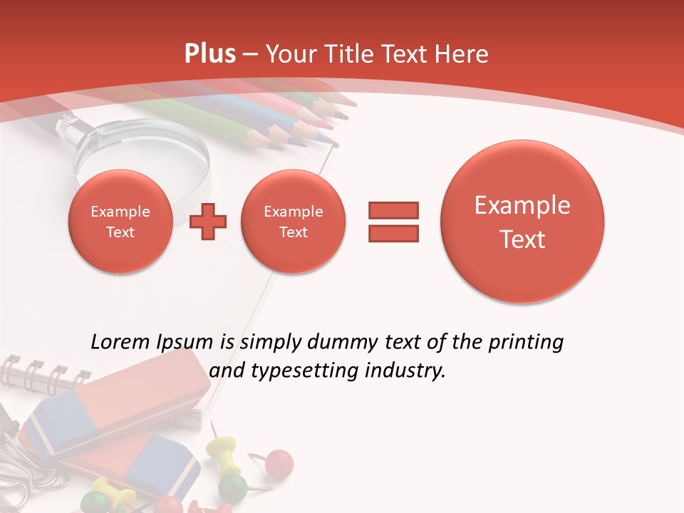 Binder Art Calculator PowerPoint Template