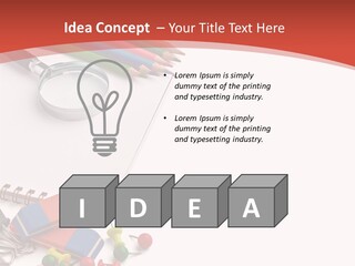 Binder Art Calculator PowerPoint Template