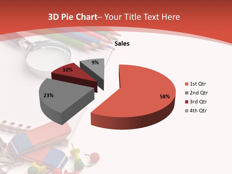Binder Art Calculator PowerPoint Template