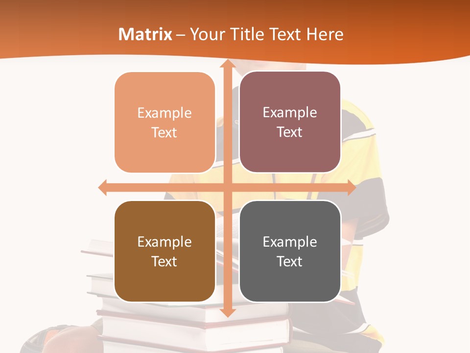 Big Schoolboy Cheerful PowerPoint Template