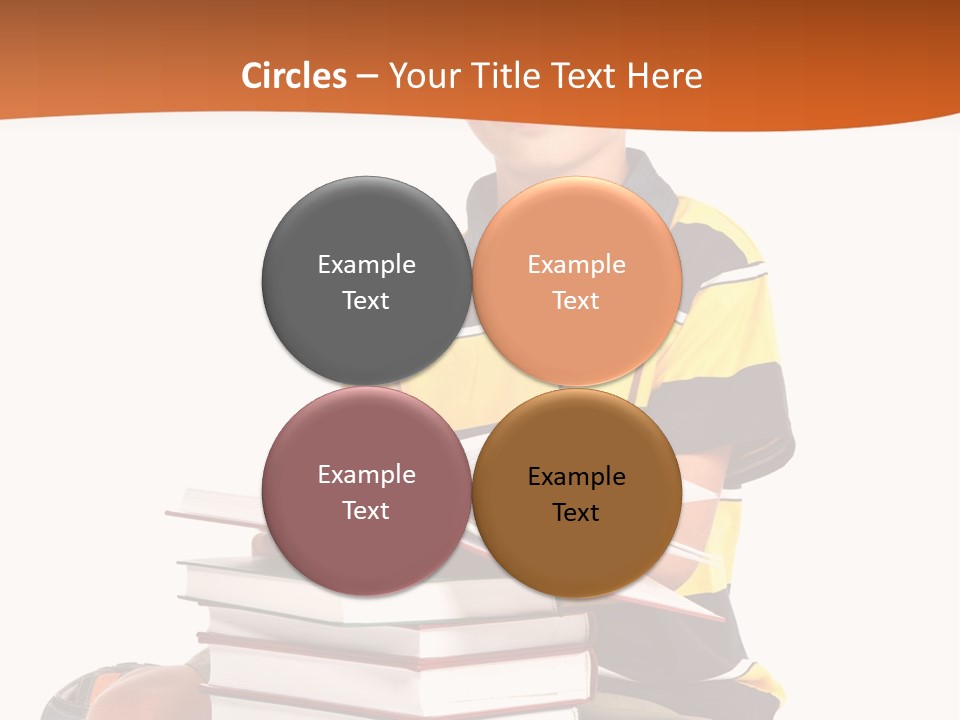 Big Schoolboy Cheerful PowerPoint Template