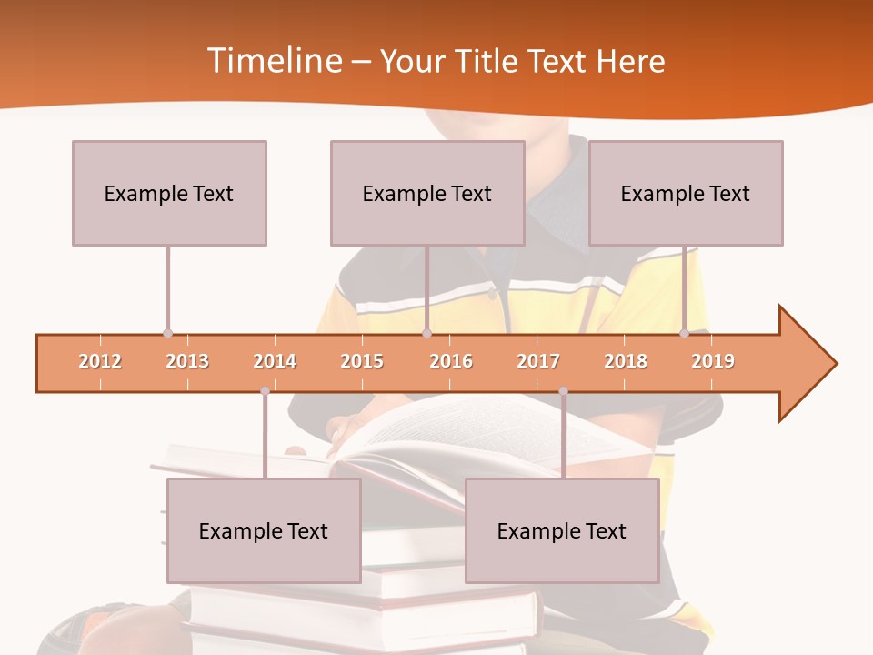 Big Schoolboy Cheerful PowerPoint Template