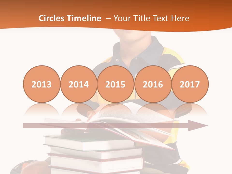 Big Schoolboy Cheerful PowerPoint Template